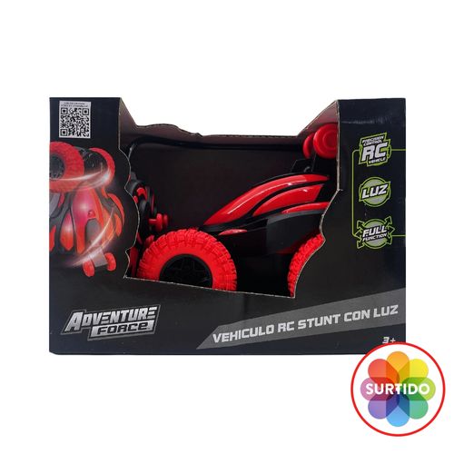 Juguete Adventure Force stunt con luz a radio control surtido