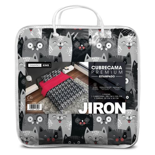 Jiron Cubrecama Kira Full King