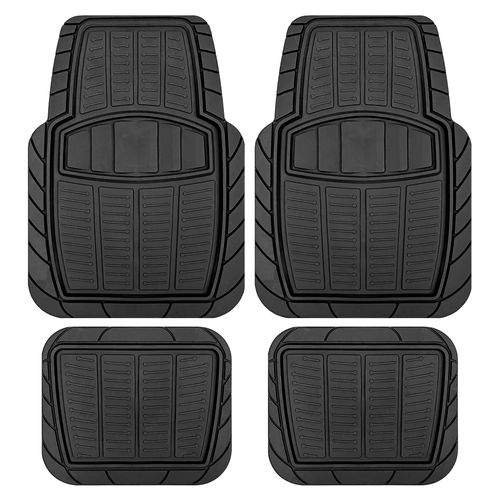 Accesorios Para Auto Auto Drive Set Alfombras Ad Para Carro Negro 4 Unidad