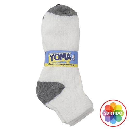 Calcetín Yoma, Deportivo Caballero, 6 Pack