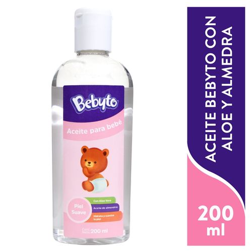Aceite Bebyto Con Aloe Y Almedra 200 Ml