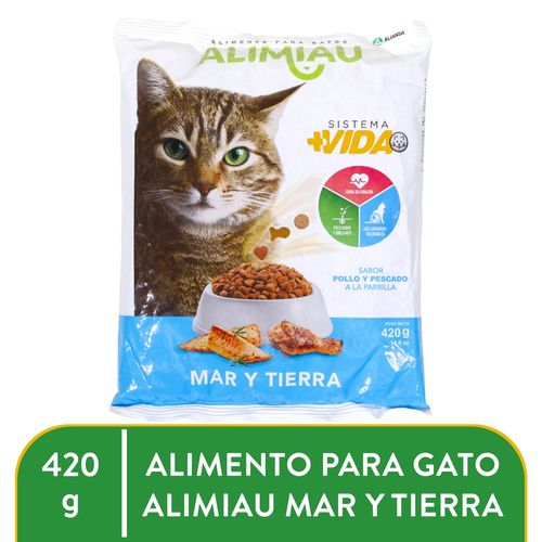 Alimento Alimiau para Gato Mar Y Tierra - 420 g