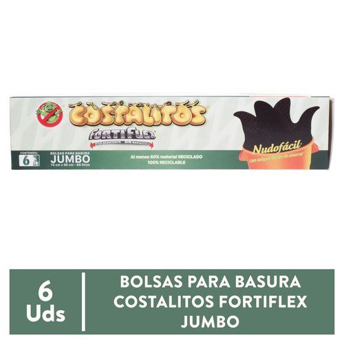 Costalitos Nudo Fac Jumbo Fortiflex 6Ea