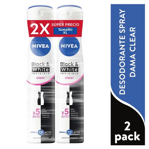Desodorante Nivea en spray para dama 2 Pack - 400 ml