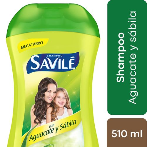 Shampoo Savilé Aguacate Y Sábila -550ml