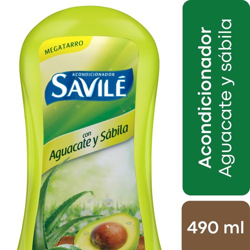 Acondicionador Savilé Aguacate Y Sábila -530ml