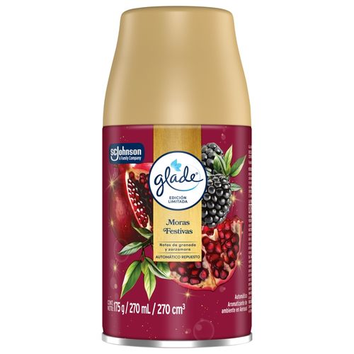 Aromatizante Glade Automático Repuesto Moras Festivas - 175 g