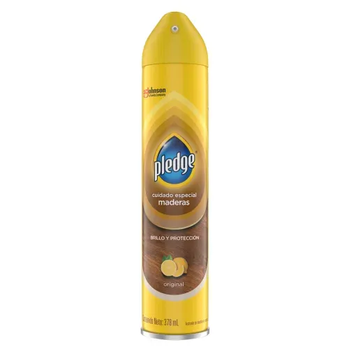 Lustrador de Muebles Pledge Maderas en Aerosol Original - 378 ml