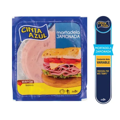 Mortadela Cinta Azul Jamonada - 250 g