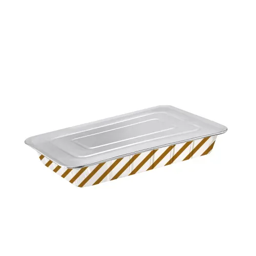 Bandeja Mainstays de aluminio con tapa capacidad 11.8 kg