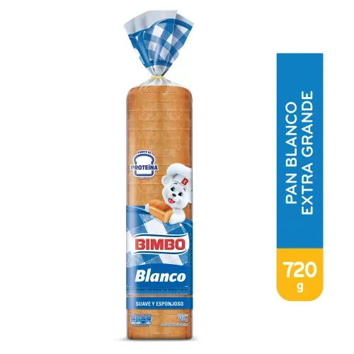 Pan Blanco Bimbo sándwich XG - 720 g
