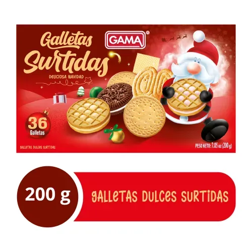 Galletas Gama Surtidas Navideñas - 200 g