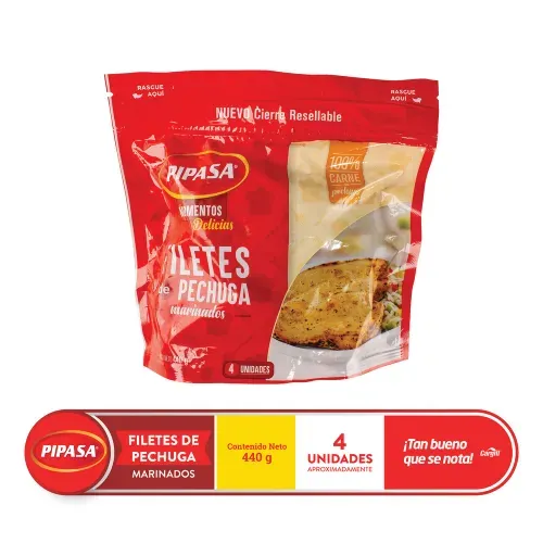 Filete de Pollo Marinado Pipasa Congelado - 440 g
