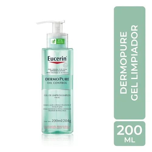 Gel limpiador Eucerin dermopure - 200 ml