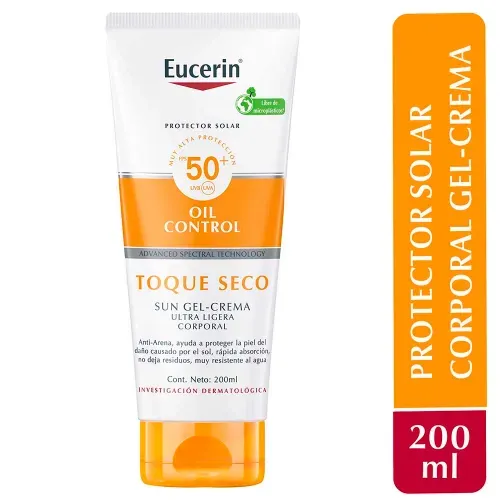 Bloqueador Eucerin toque seco corporal - 200 ml