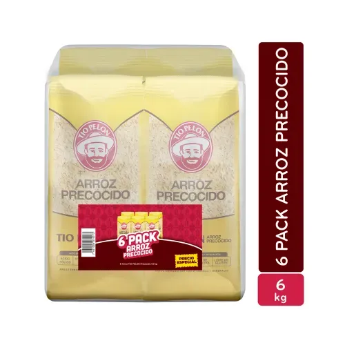 Arroz Precocido Tio Pelon 6p 6000gr