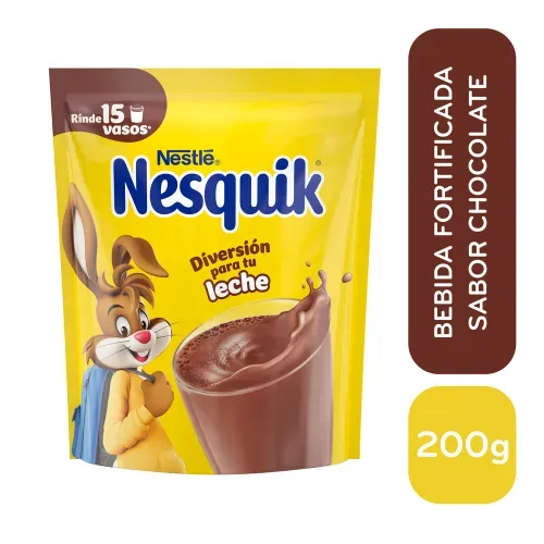 Bebida En Polvo Nesquik Sabor A Chocolate - 200 g