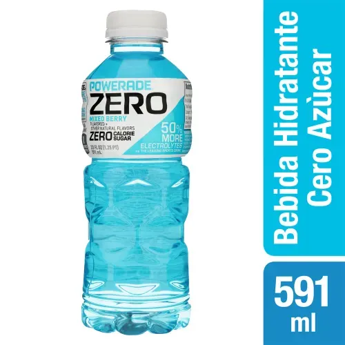 Bebida Hidratante Powerade zero berry - 591 ml