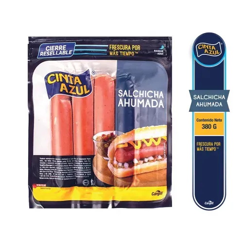 Salchicha Cinta Azul Ahumada - 380 g