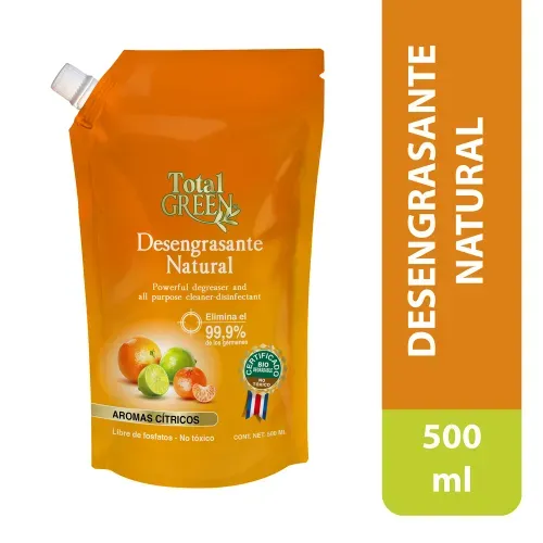 Desengrasante Total Green Natural Aroma Cítrico - 500 ml