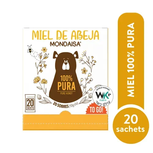 Miel De Abeja Mondaisa 20 Sobres - 200 g