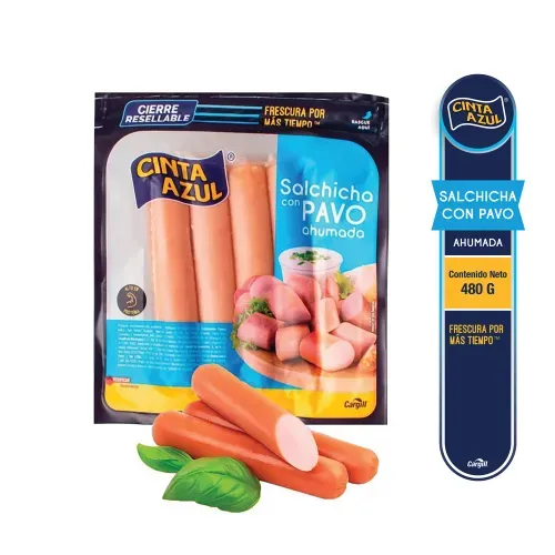 Salchicha de Pavo Cinta Azul light - 380 g