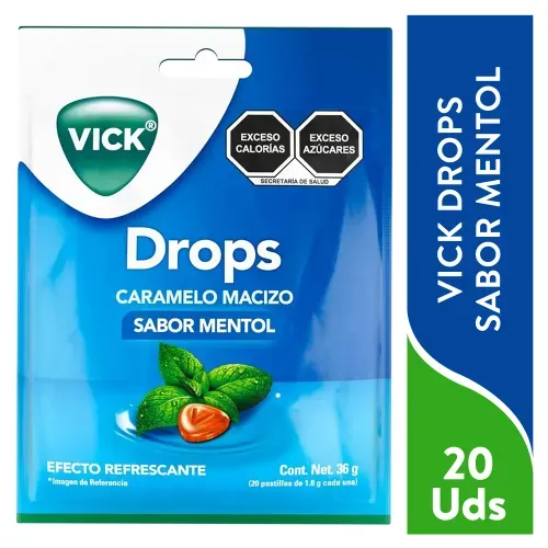 Vick Drops Mentol 20unea