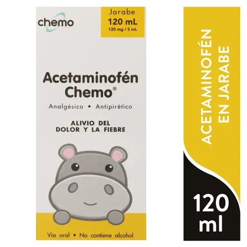 Acetaminofen 120mg 5ml x 120ml