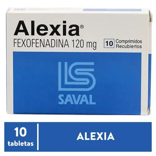 Alexia Tab 120 mg Saval X10 Unidades
