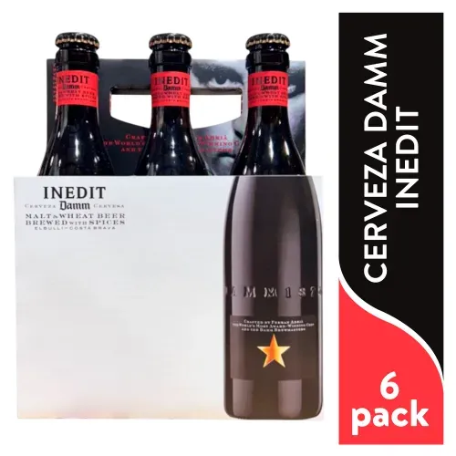 Cerveza Damm 6pk Inedit 1980 Ml