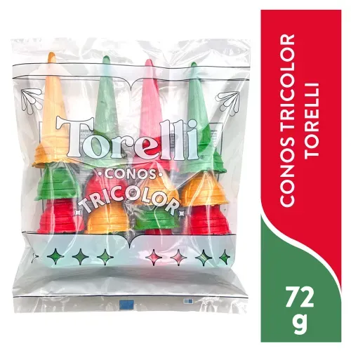Cono Torelli tricolor 16 pack - 72 g