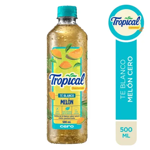 Tropical Te Blanco Melon Cero 500ml