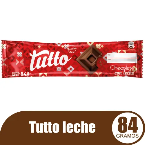 Chocolate Tutto leche Temporada Navideña - 84 g