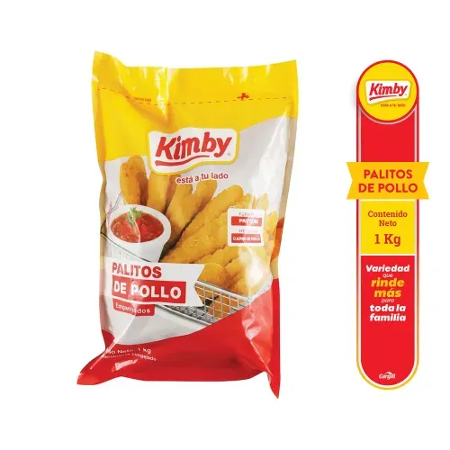 Palitos de Pollo Kimby  Empanizados y Congelados - 1000 g