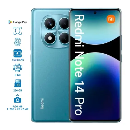 Celular Xiaomi Note 14 Pro 8GB RAM 256GB Almacenamiento