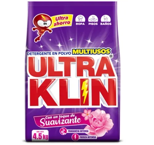Detergente en Polvo Ultraklin Fuerza Intensa - 4500g