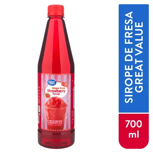 Sirope Fresa Great Value 700 ml
