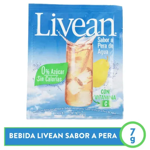 Bebida Livean Pera 7g