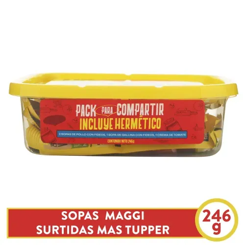 Maggi Sopas Surtidas Mas Tupper 191 G