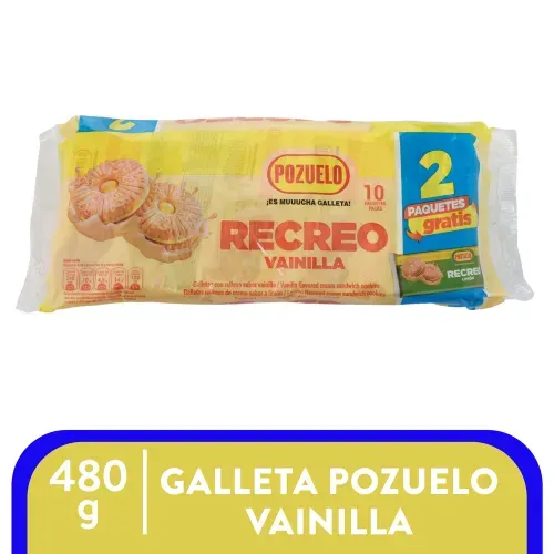 Galleta Recreo Vain Con 2 De Limon 480Gr
