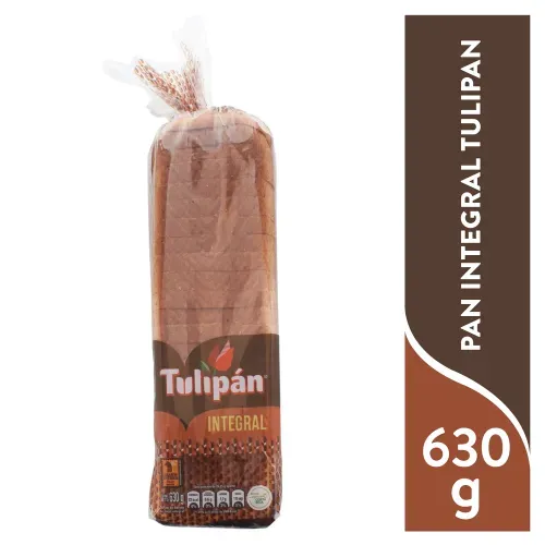 Pan Integral Tulipan 630g