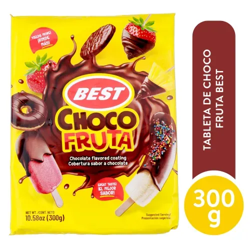 Cobertura de chocolate Best para frutas congeladas - 300 g