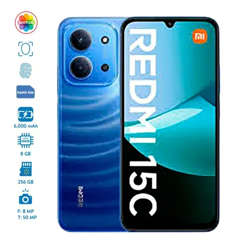 Celular Xiaomi Redmi 15C 8GB RAM 256GB Almacenamiento