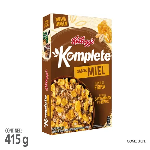 Cereal Kelloggs Komplete Miel - 415 g