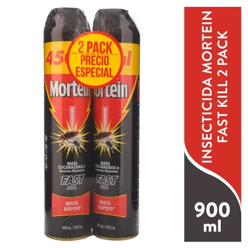 Insecticida Mortein fast kill 2 pack – 900 ml