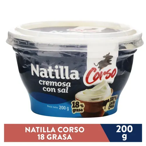 Natilla 18 % grasa – 200 g