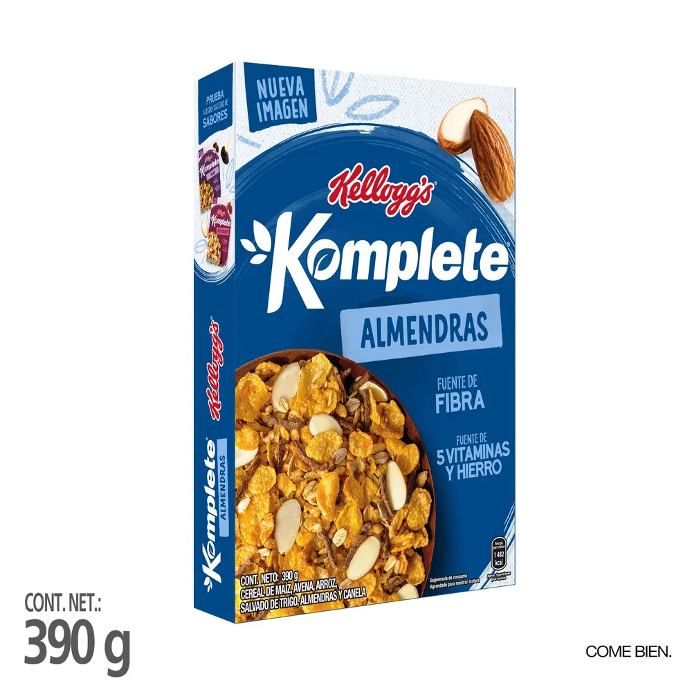 Kelloggs Cereal Komplete Almendras 390 g