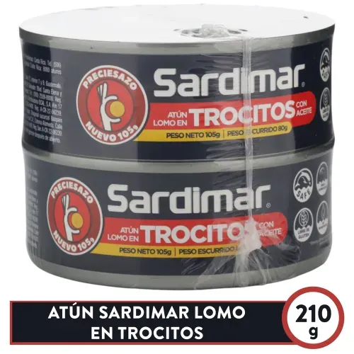 Atun Sdm 2pack Trocitos 210 Gr