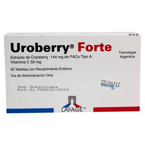 Uroberry Forte 144 50mg x 30 Tab