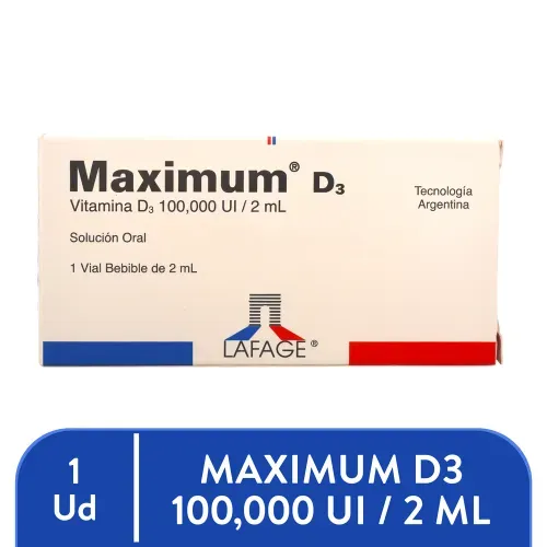Maximum D3 Solucion 2ml x 1 Vial